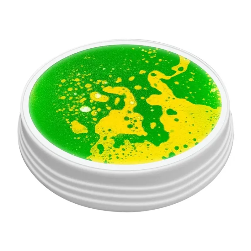 B78B-Rainbow LED Floor Mat Water Mat Sensory Integration Training Children Balance Stone Yellow-Green