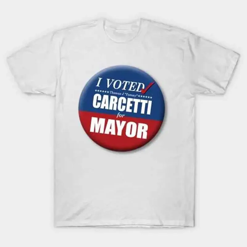 I Voted Carcetti for Mayor pin The Wire T Shirt S 5XL Fast Shipping