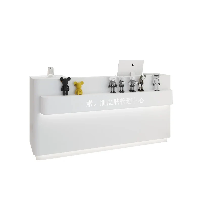 custom.Custom Modern Retail Wooden Boutique Reception Desks Cashier Counter Grocery Clothes Cash Register Checkout Counter