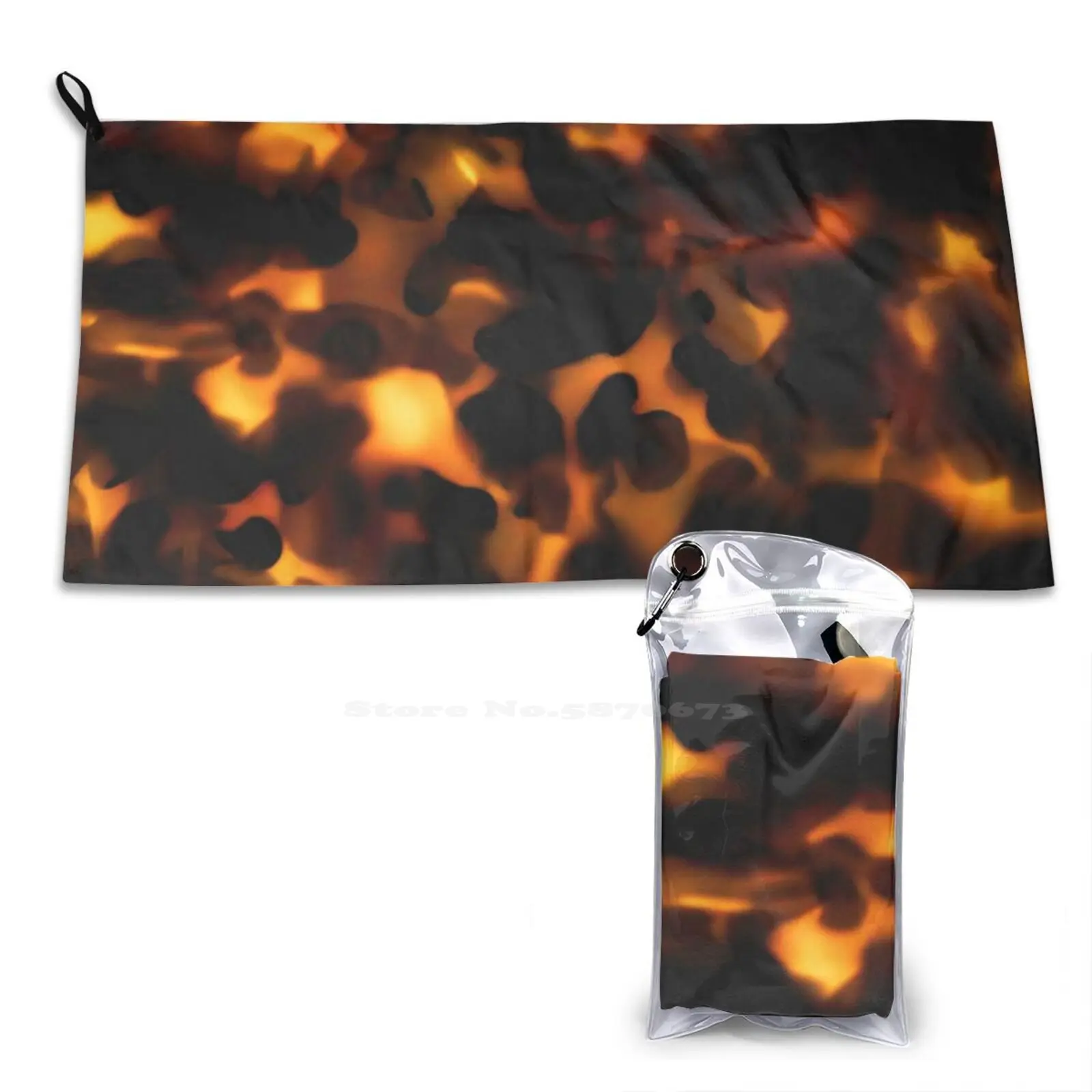 Royal Tortoise Personalized Soft Towel Home Outdoor Tortoise Shell Acetate Texture Textures Turtle Shell Black And White