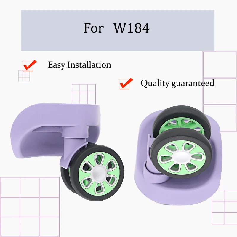 

For W184 Heavy-Duty Universal Luggage Replacement Wheels - Silent Roller Repair Kit Suitable For Checked Luggage Accessories