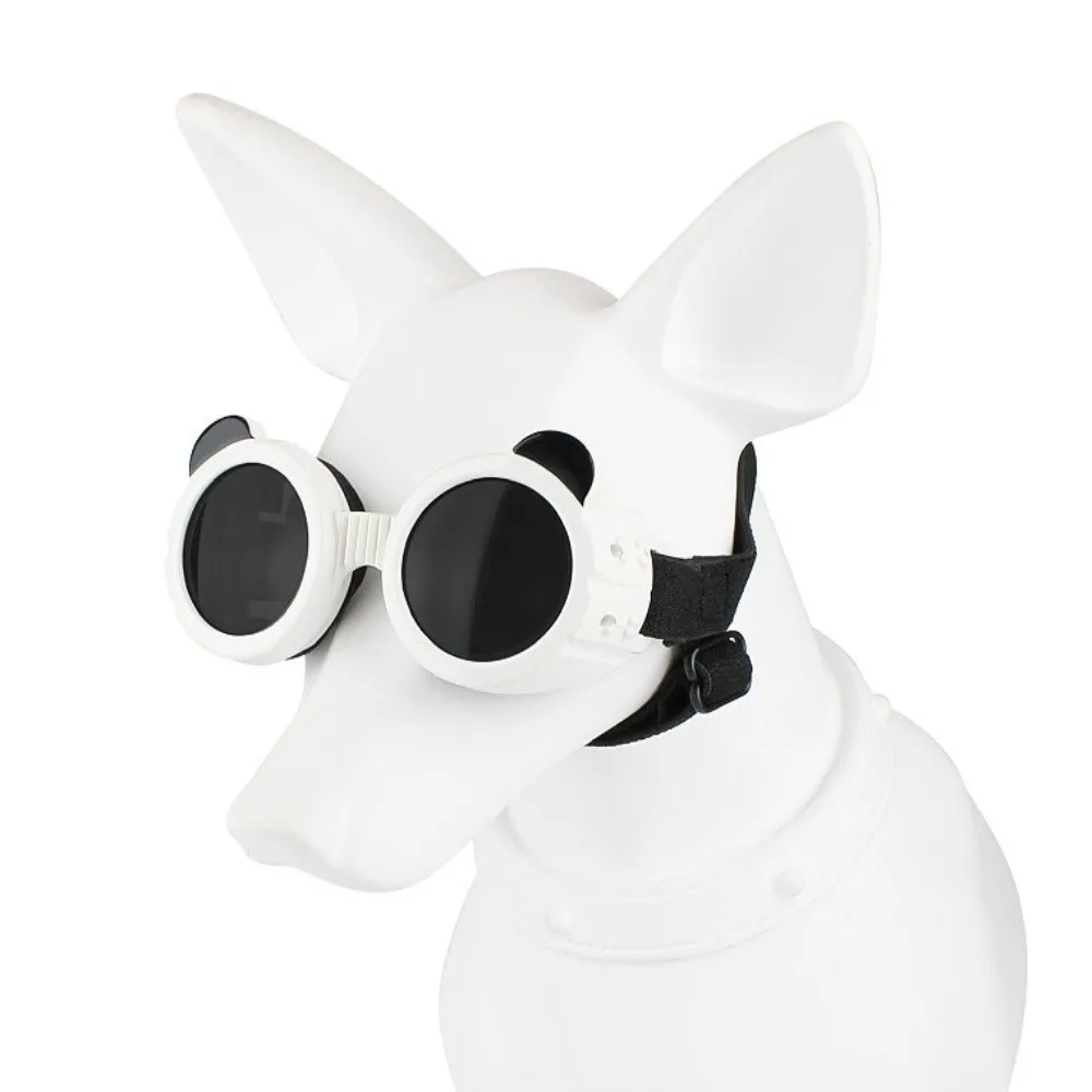 Dog Eye Wear Anti UV Pet Goggles Adjustable Windproof Rope Cat Dog Glasses Round Cool Dog Sun Eyewears Outdoor - view 3