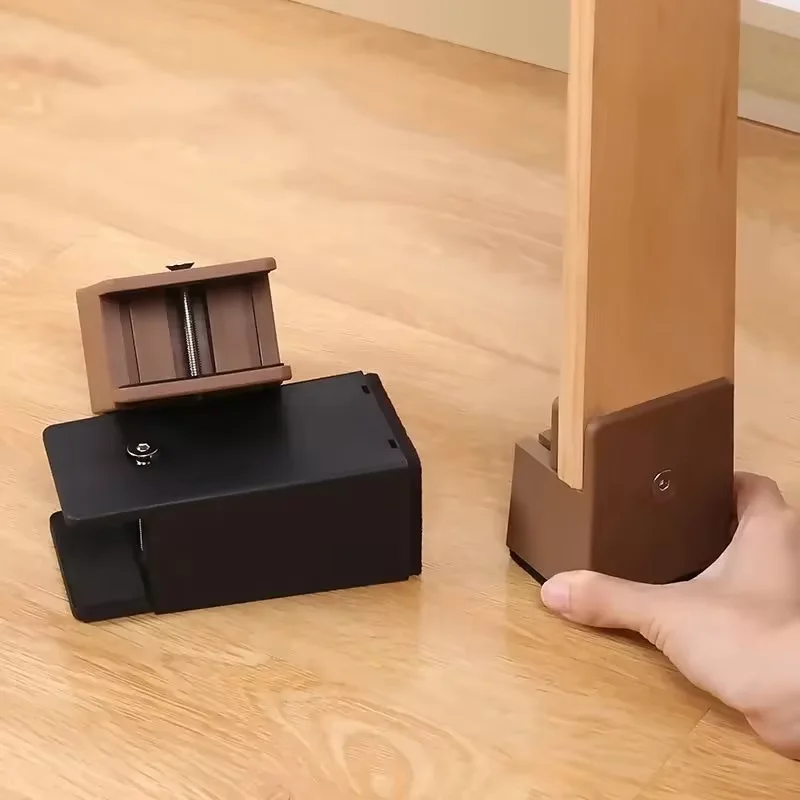 Bantalan Penambah Tinggi Kaki Furnitur Dapat Disesuaikan Bantalan Penguat Kaki Tempat Tidur Kamar Tidur Bantalan Penopang Kaki Kabinet Meja Teh Ruang Tamu