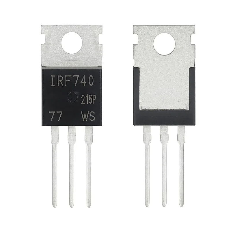 IRF740 IRF740N IRF740PBF 740 MOSFET Transistors 400V 10A N-Channel MOSFETS Transistor 400 Volt 10 Amp TO-220 Pack of 10