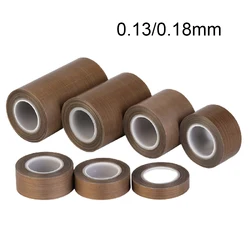 0.13/0.18mm 300 Degree High Temperature Resistance Adhesive Tape Cloth Heat Insulation Sealing Machine PTFE Tape