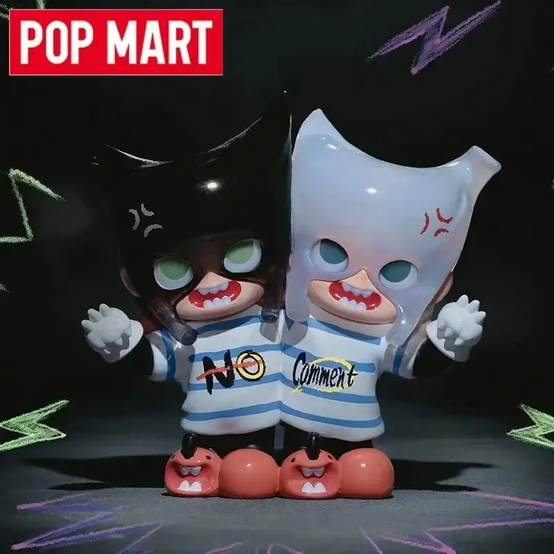 

POP MART Zsiga Twins Series Mystery Box Anime PVC 100% Original Action Figure Collection Model Desktop Ornaments Doll Toys