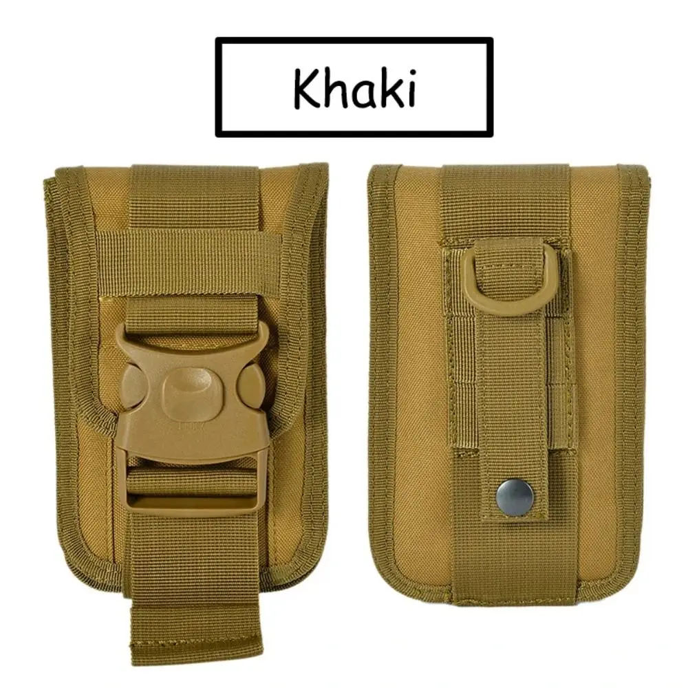 Large Capacity Mobile Phone Waist Bag Big Buckle Waterproof Multifunction Belt Pouch Portable Clip-On Case Bag