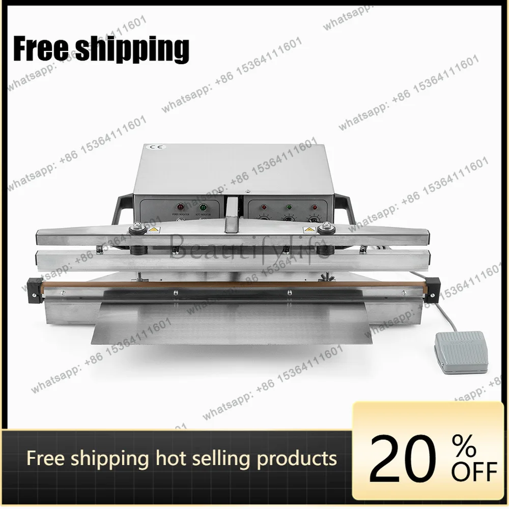 Stainless steel desktop semi-automatic sealing machine automatic bag sealing machine