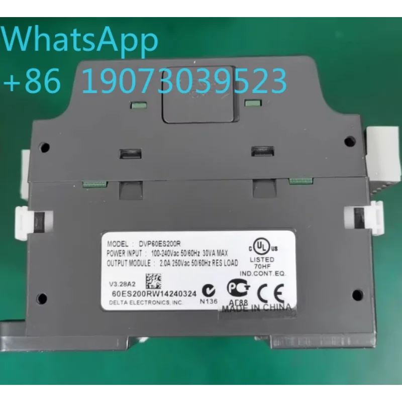 DVP60ES200R relay output PLC, second-hand disassembly of the original genuine quality as shown in the figure