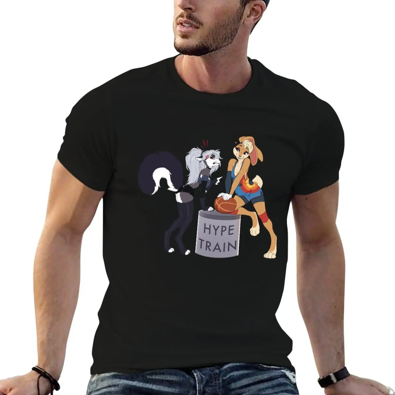 Helluva Boss - Loona T-Shirt quick drying plus size clothes Men's clothing