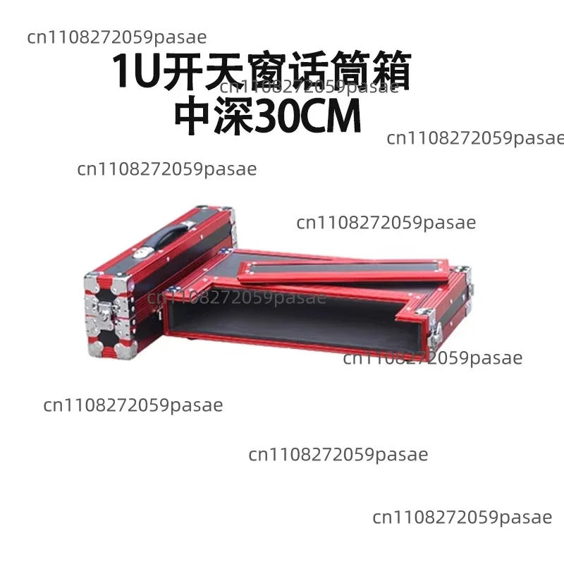 

Кейс для микрофона 1U с отсеком для приемника и двойным каналом для беспроводного микрофона