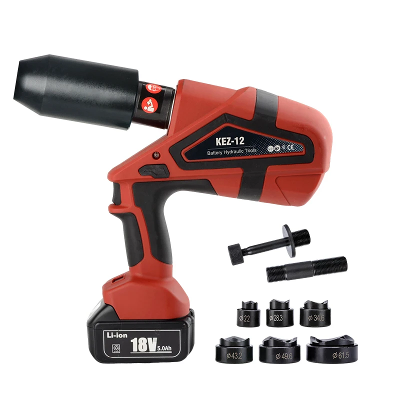 

Гидравлический инструмент для пробивки отверстий KEZ-12 с литиевым аккумулятором для эффективной работы