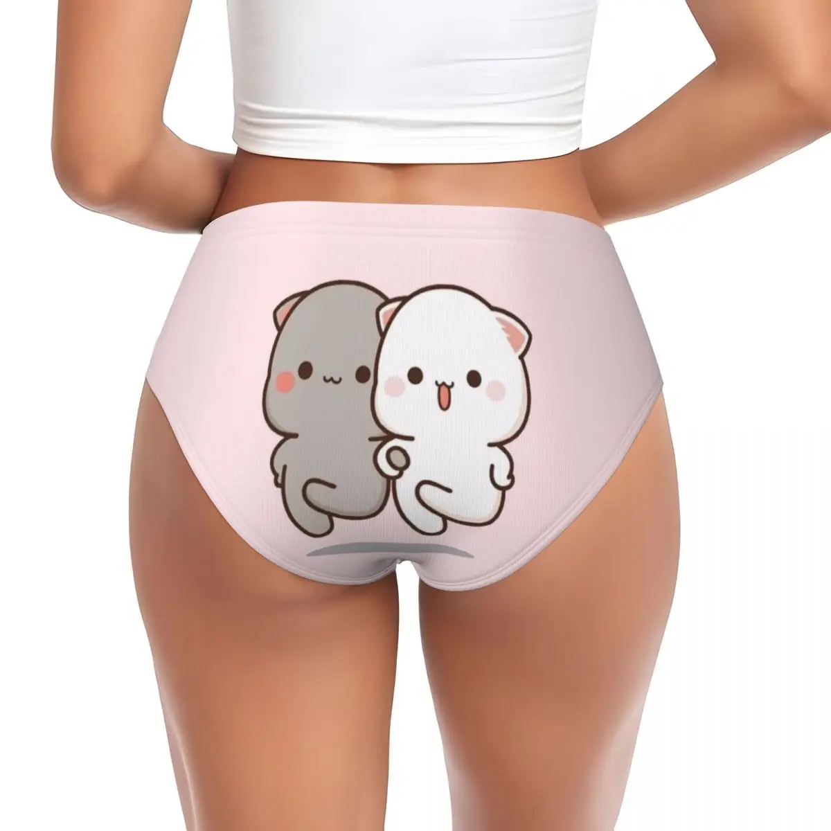 Custom Cute Expression Bubu Dudu Brief Panties Women\'s Comfort Underwear