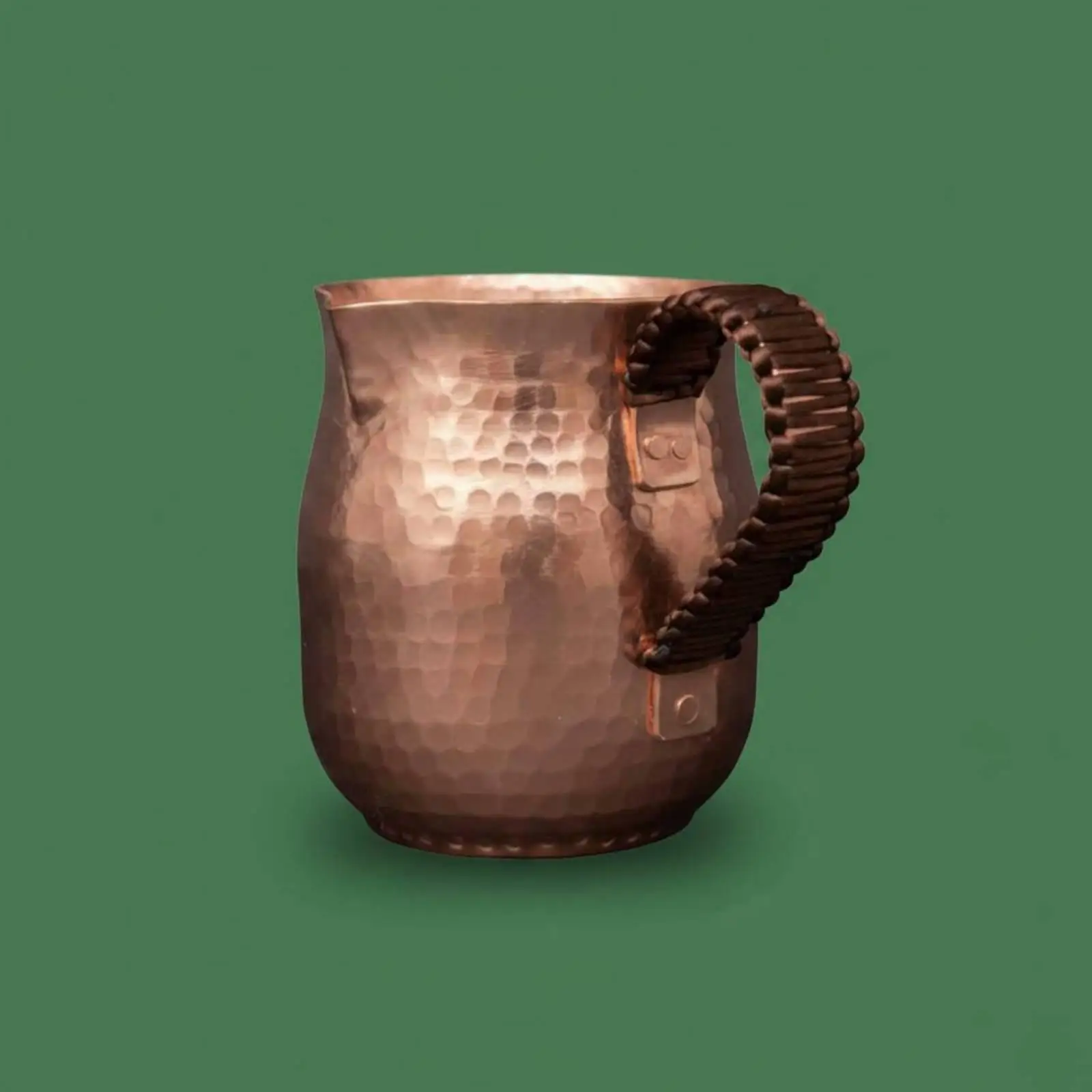 Copper Tea Pitcher Handmade Copper Cup Heat Retention Drinkware for Milk Warming