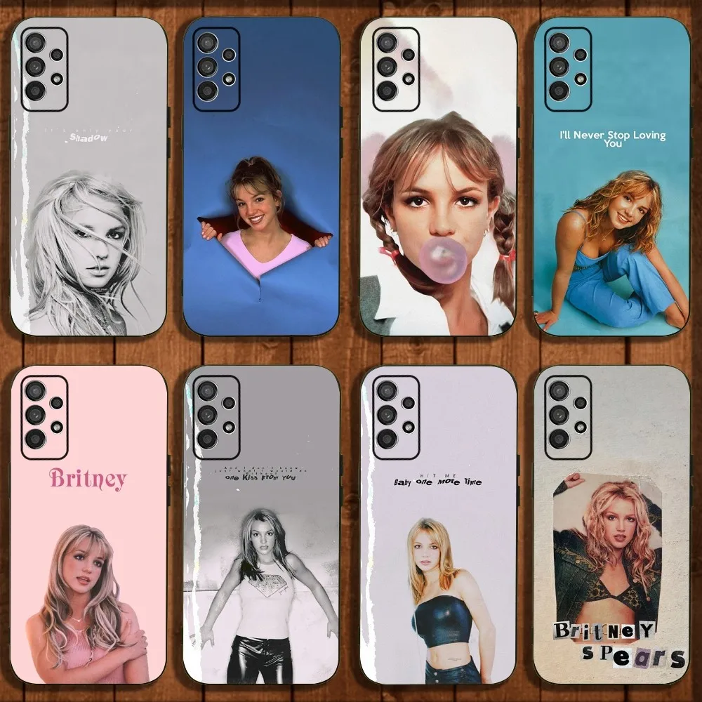 Singer B-Britney-S Spears Phone Case For Samsung Galaxy A13,A21s,A22,A31,A32,A52,A53,A71,A80,A91 Soft Black Cover