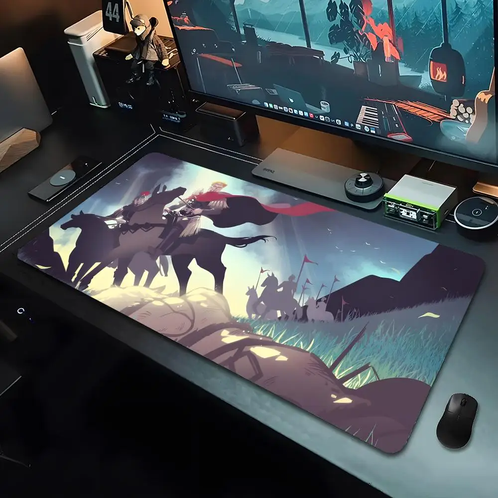 

anime V-vinland S-saga Mouse Pad Mousepad Large Gaming LockEdge Thickened Computer Keyboard Table Desk Mat