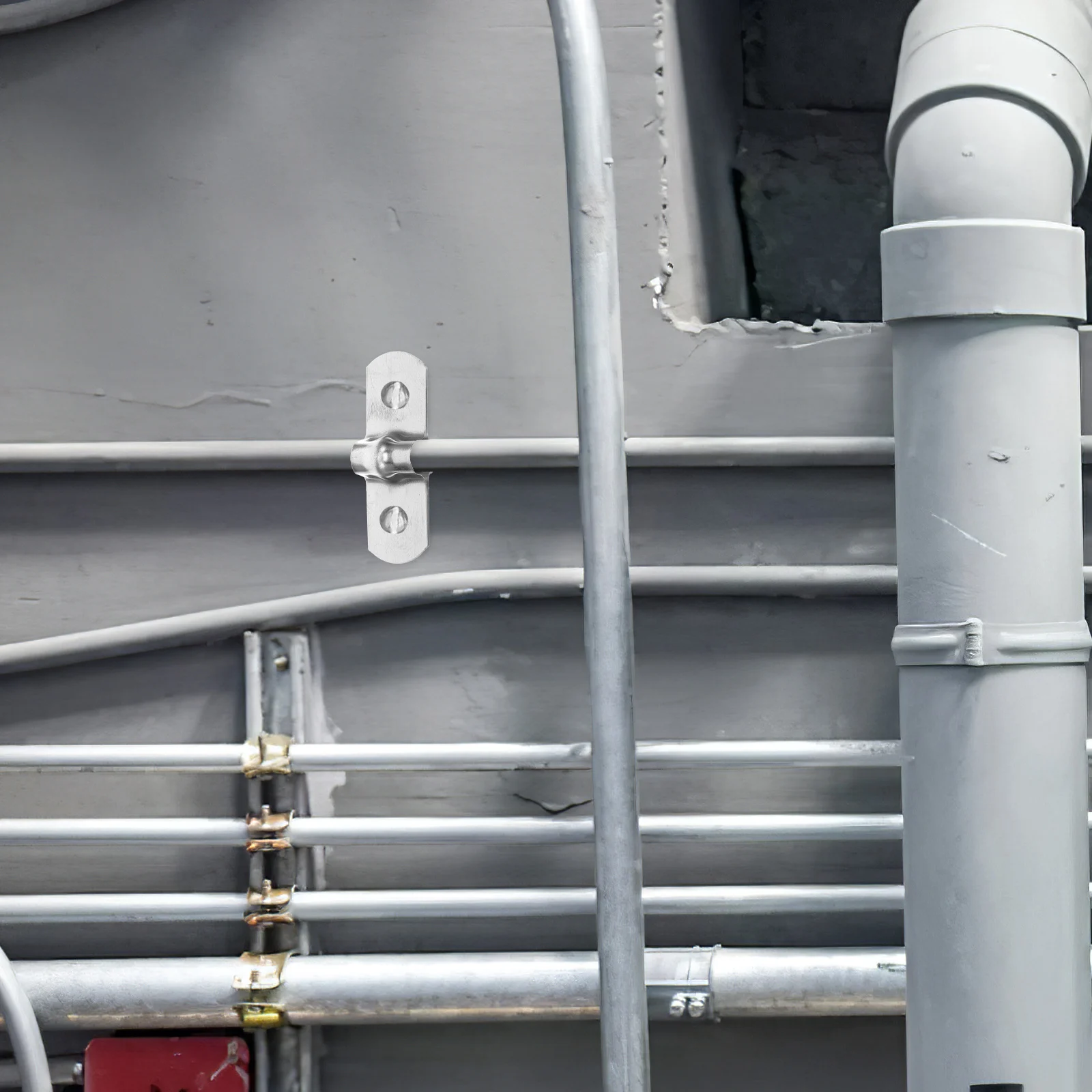 

100pcs Stainless Steel U Clip Pipe Clamp High Strength Anti-Rust Tube Mounting Bracket For Home Industrial Use Pipe Supports U