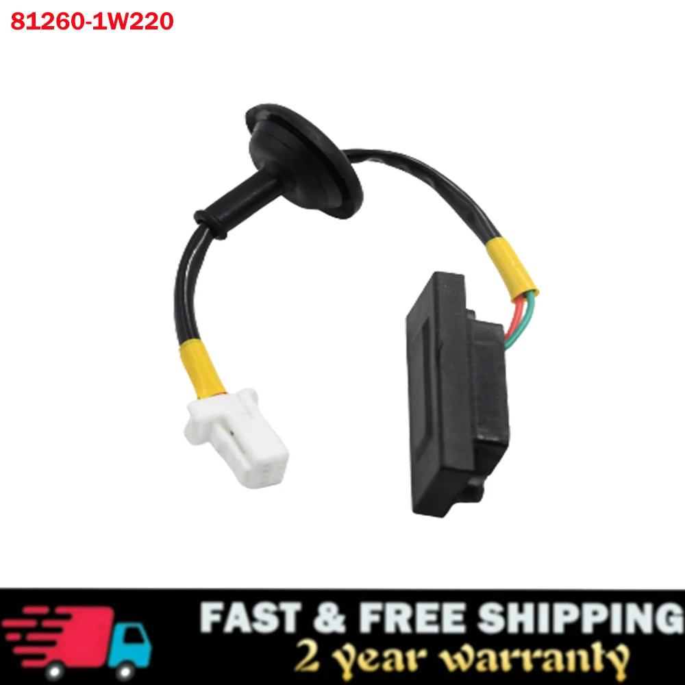 81260-1W220 812601W220 Rear Trunk Boot Release Switch Tailgate Button With Plug For Kia Morning Picanto Pikanto 2012-2017