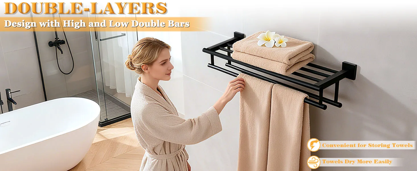 towel rack for bathroom