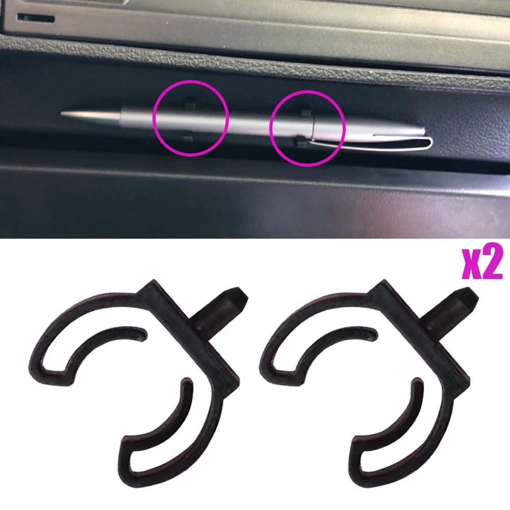 2Pcs Car Glove Box Organizer Lock Pencil Tray Clips Rivet Black For Mazda CX-5 1G 2G 2011 2012 2013 2014 2015 - 2024