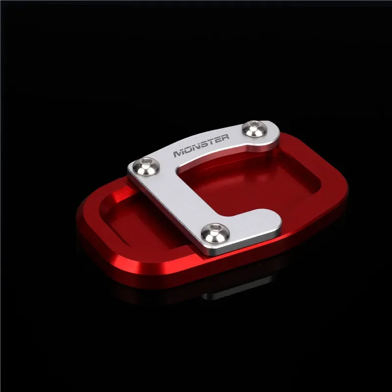 For DUCATI Monster 821 696 796 795 797 1200 1200S Motorcycle Aluminum Kickstand Extension Plate Side Stand