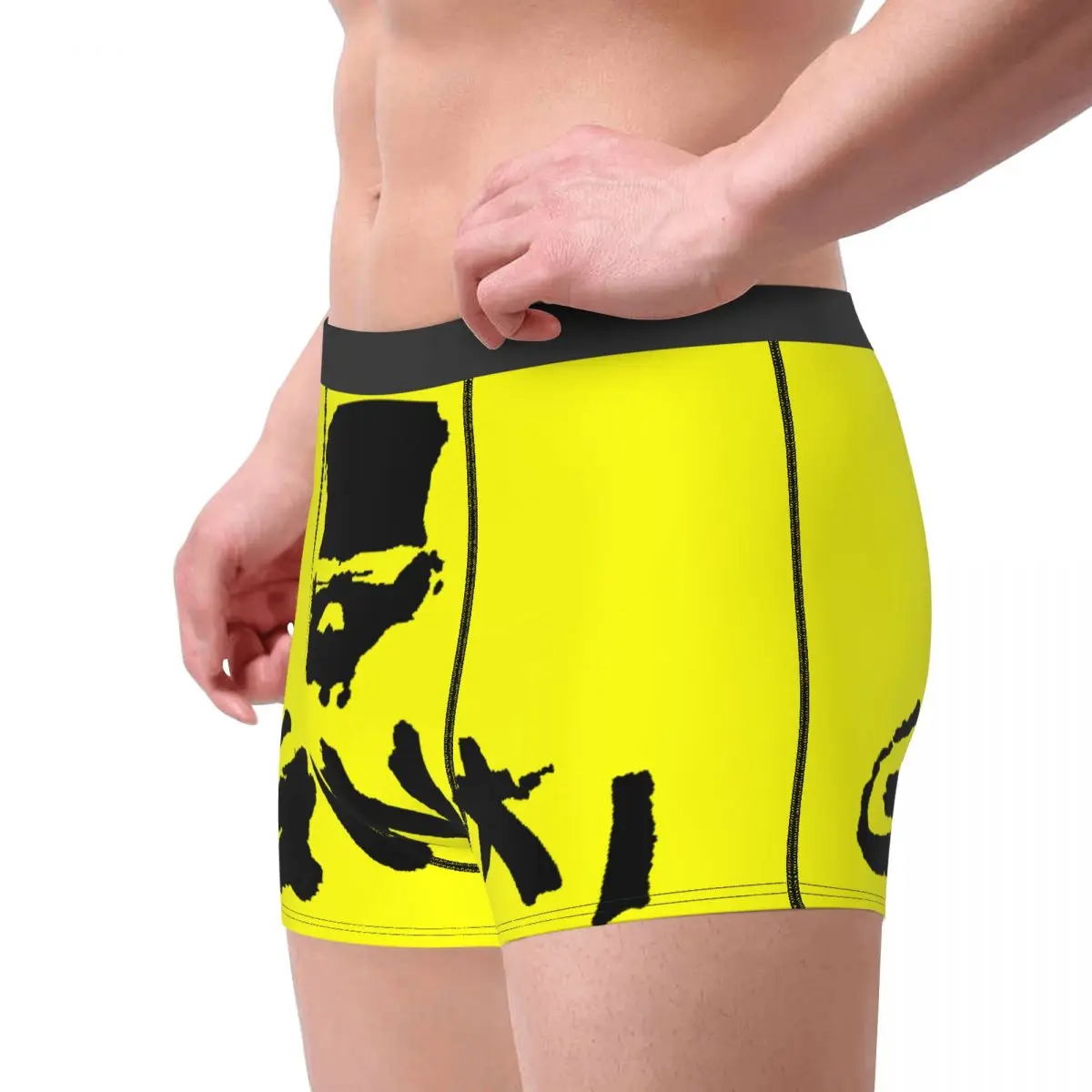 Custom Gunkis Fish Boxers Shorts Men Fishing Rod Briefs Underwear Fashion Underpants