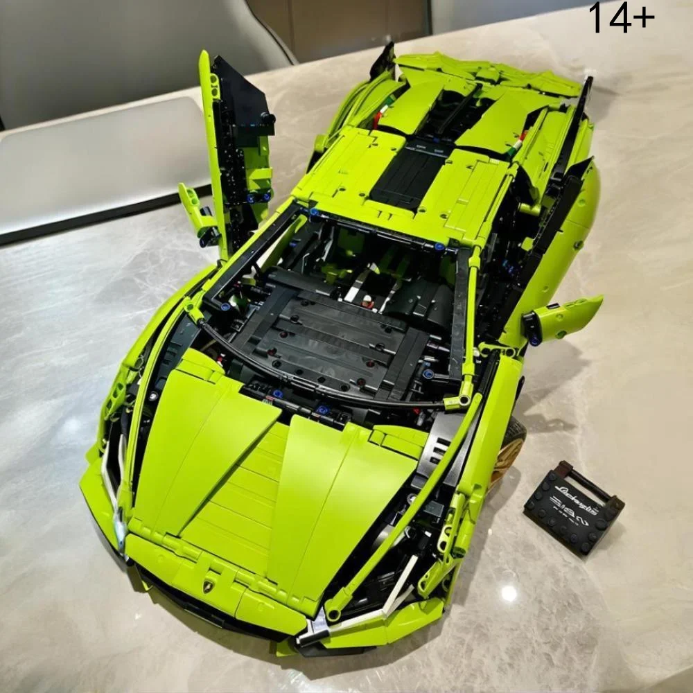 3696 Uds. Técnico Sian FKP 37 SuperCar montar rompecabezas modelo 42115 ladrillos para niños adultos suministros para fiestas regalos de cumpleaños