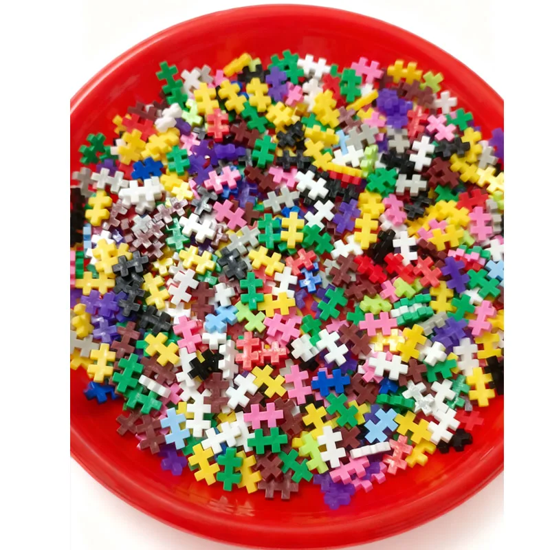 DIY Creative Building Blocks Lot Pack Plus Plus Classic  Building Blocks Assembled Birthday Gifts Children's Educational Toys