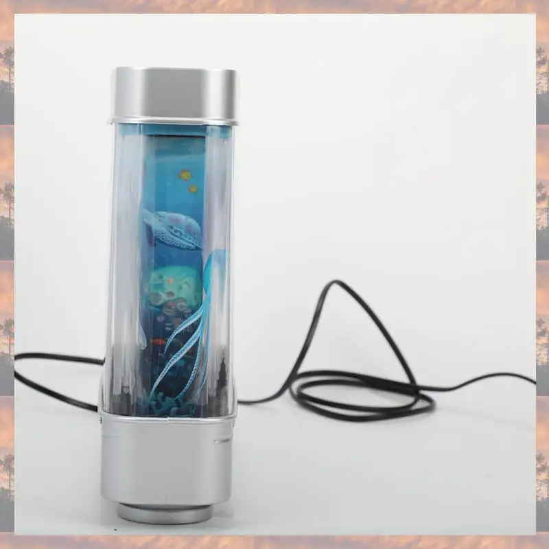 2025 Trend Simulated Fish Tank Lamp Aquarium Tank Decorative Night Light Virtual Ocean Dynamic LED Table Lamp Room Decor