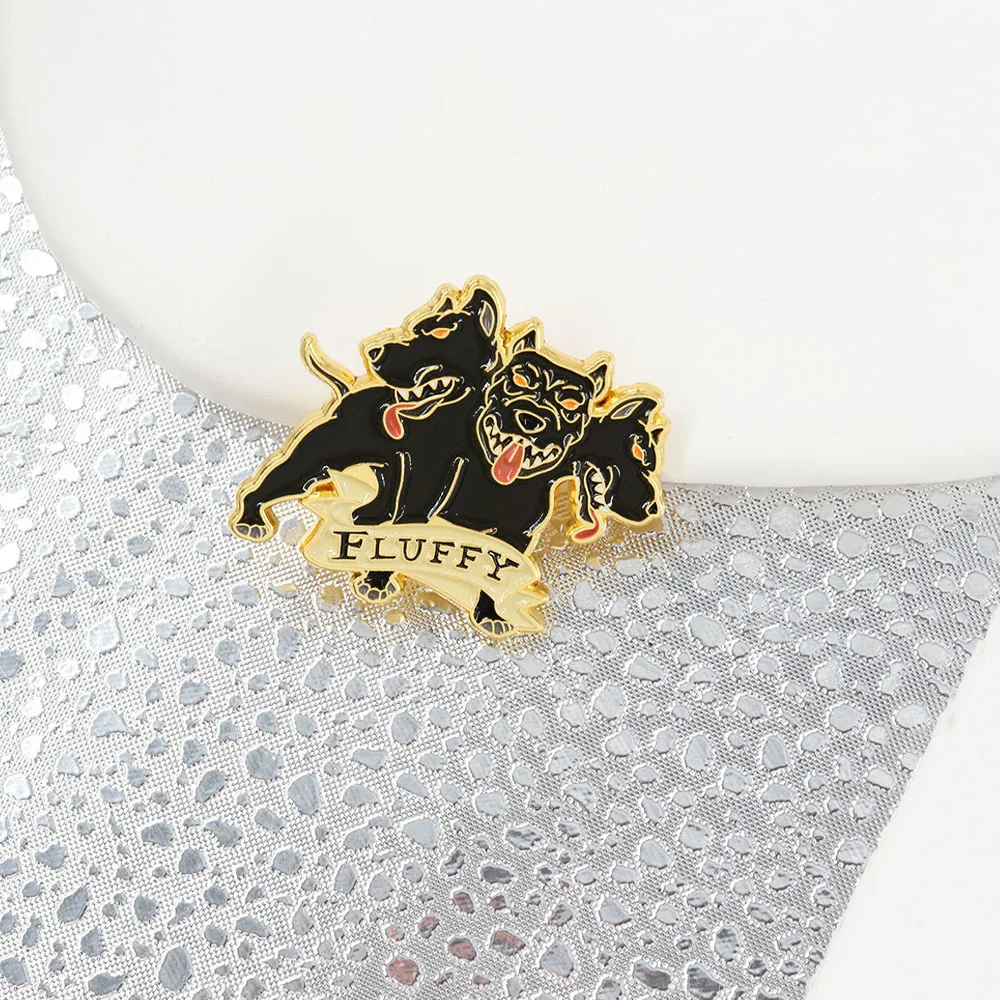 Cthulhu Leuchtturm Oktopus Cosplay Abzeichen Anime Cerberus Pin Gotischer Wolf Schädel Eulen Halloween Pin Jirai Kei Kostüm-Requisiten – Detail 7