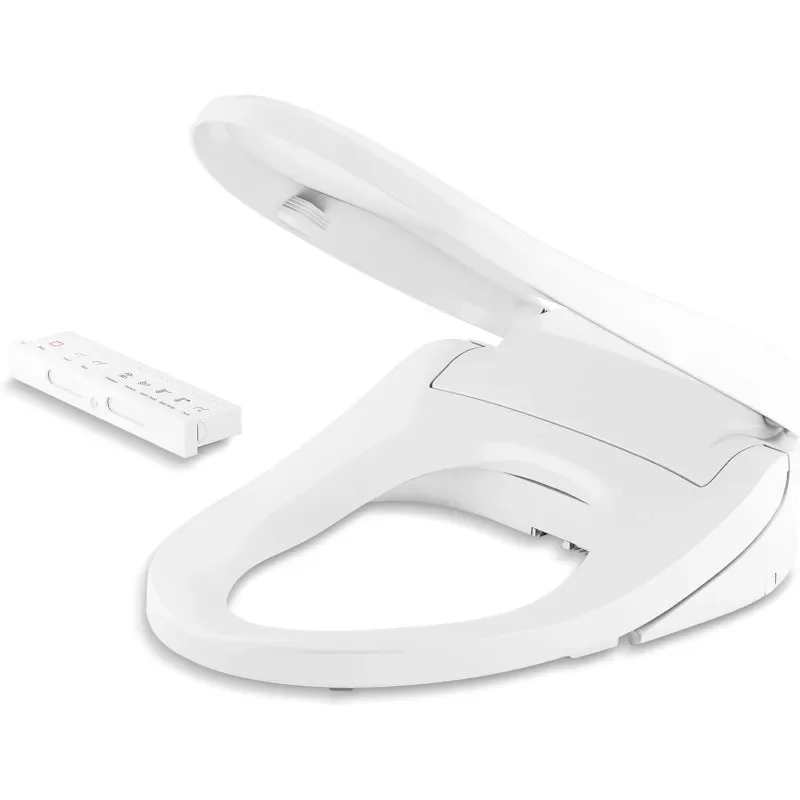 

Elongated Bidet Toilet Seat, Heated Bidet, Bidets for Existing Toilets with Remote Control