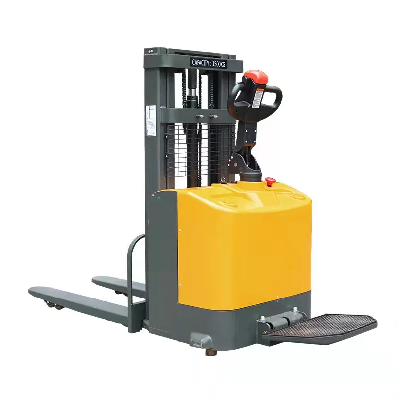 JIN YANG HU 1.5 ton automatic electric battery stacker forklift