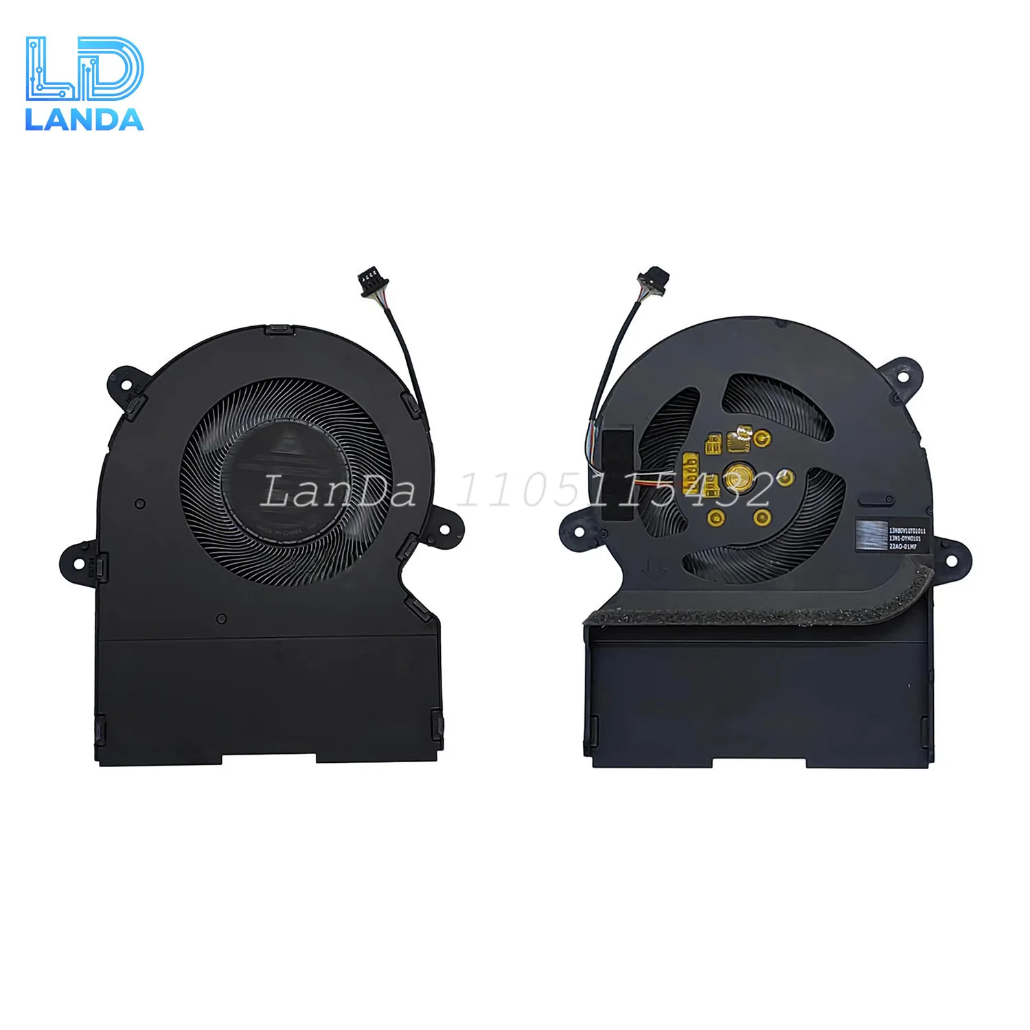 Cooling CPU Fan For ASU-S Pro Duo 15 OLED UX582 UX582LR UX582Z UX5100Z Laptop