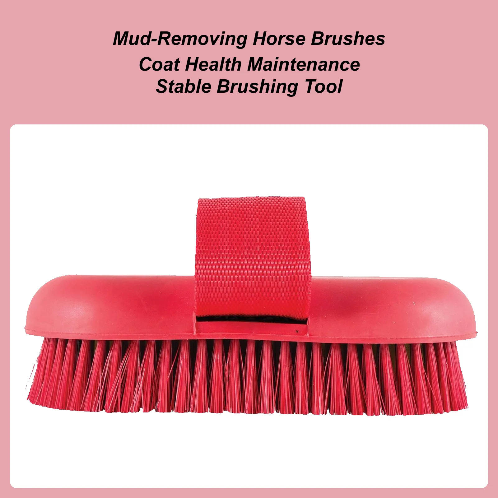 فرش تهذيب الحصان 2 في 1 أدوات تنظيف الماشية أدوات تدليك الحصان فرشاة تنظيف للاستحمام وتساقط الشعر والغسيل #1