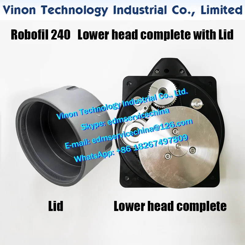 Robofil 440, komplettes Unterkopf-Set für CharmillevFI 440, 440CC, 440CCS, 440SLP Maschinen. Charmille 135018483 135.018.483 EDM-Teile – Detail 9