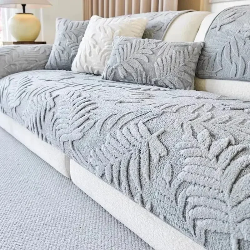 Autumn and Winter Sofa Cushion Sofa Cover Cloth Sofa Cover 2024 New Sofa Cushion Sofa Towel Plush Cushion