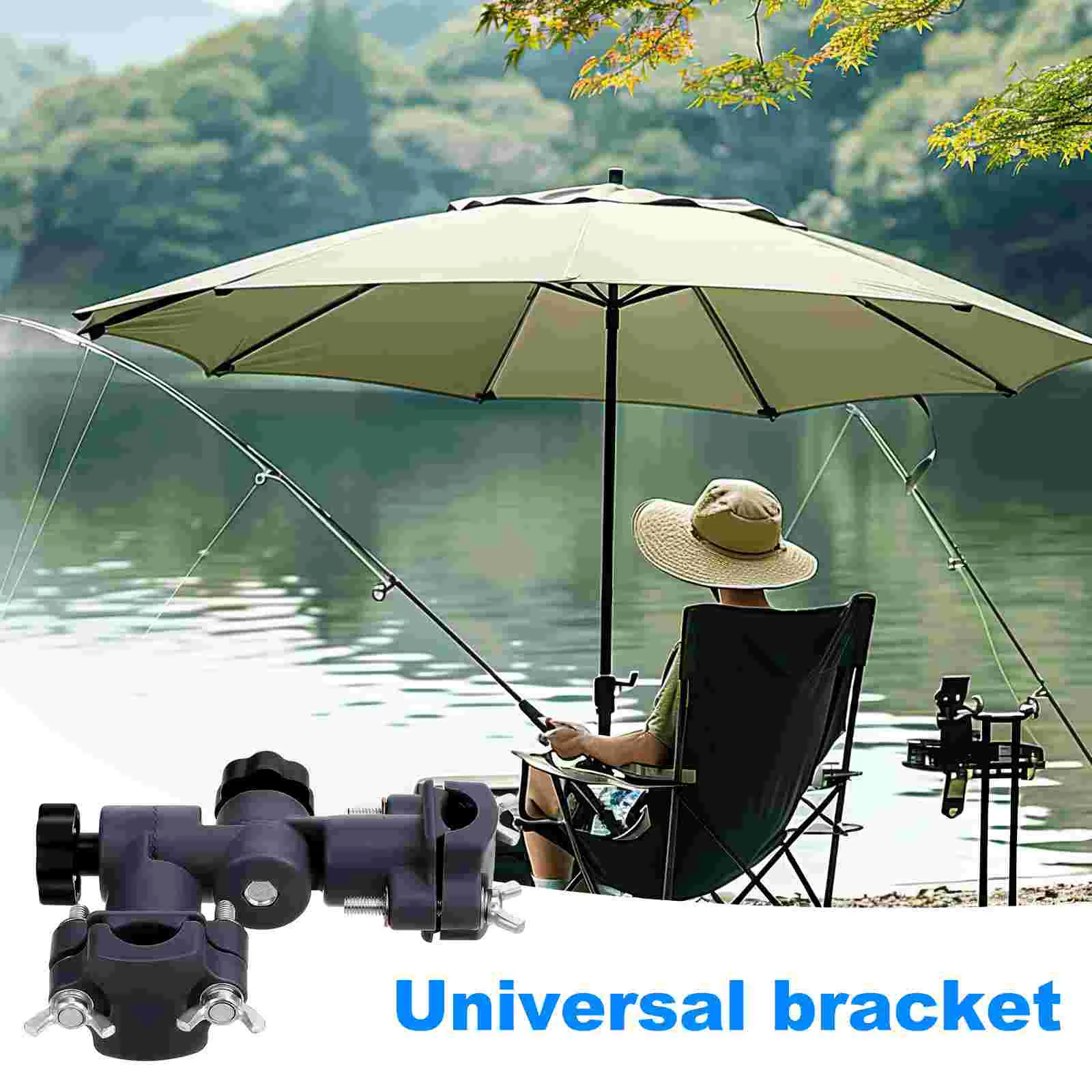 Guarda-chuva de pesca suporte flor guarda-sol titular para guarda-chuvas base jardim fixação suporte fixo ângulo braçadeira praia iscas haste