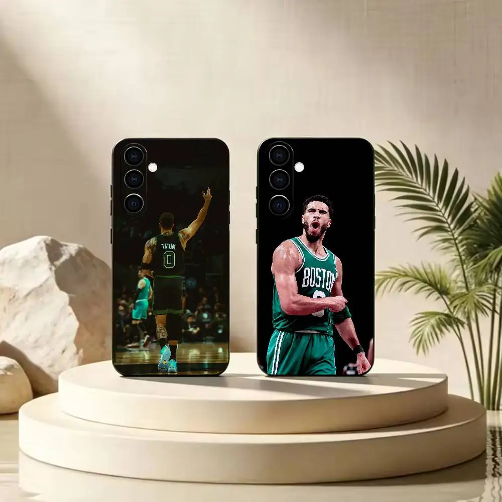 Basketball player Jayson Tatum  Black Soft Silicone Phone Case For Samsung Galaxy A71 A72 A73 A51 & Other Related Models