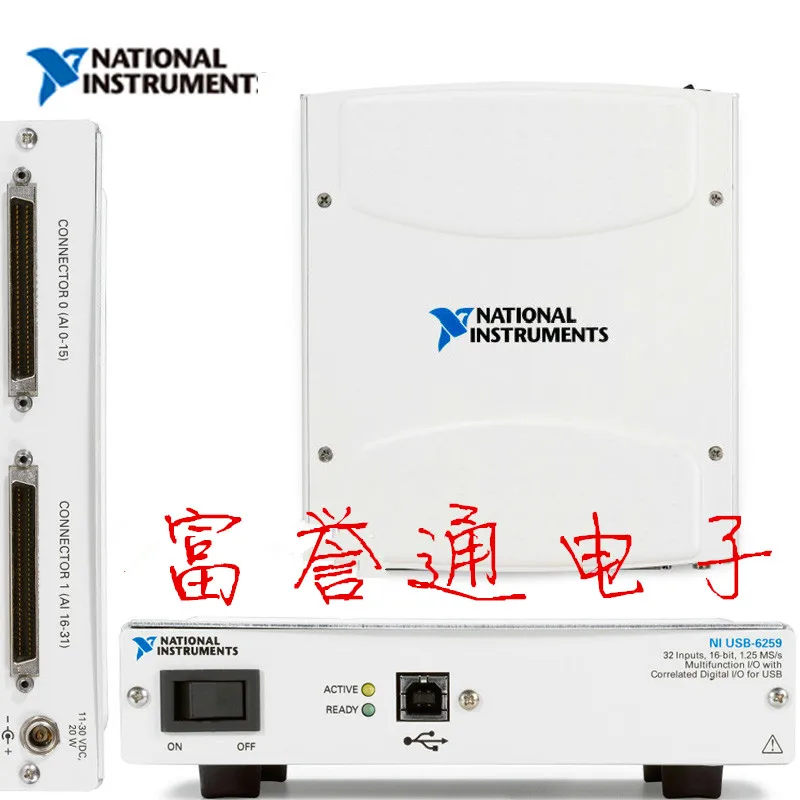 بطاقة جمع البيانات ذات المدى الشامل US NI USB-6259 779695 -01 محطة الترباس #2