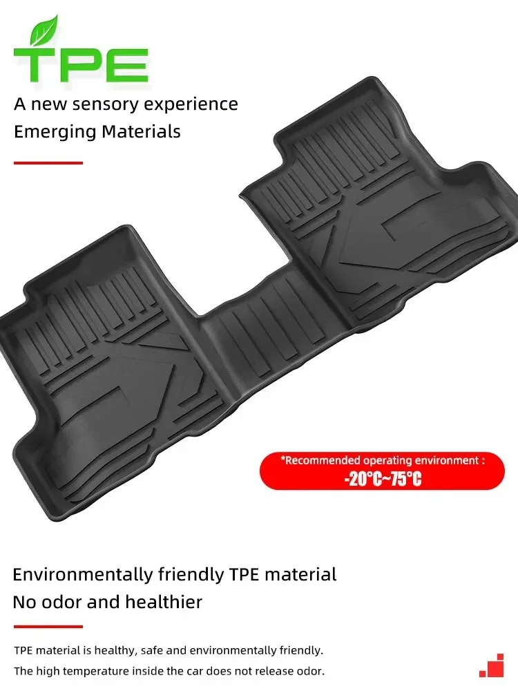 for Toyota Land Cruiser FJ 2026 RHD Car Floor Mats TPE Waterproof Anti-Slip Interior Foot Carpets Protective Mat Accessories detail image 4