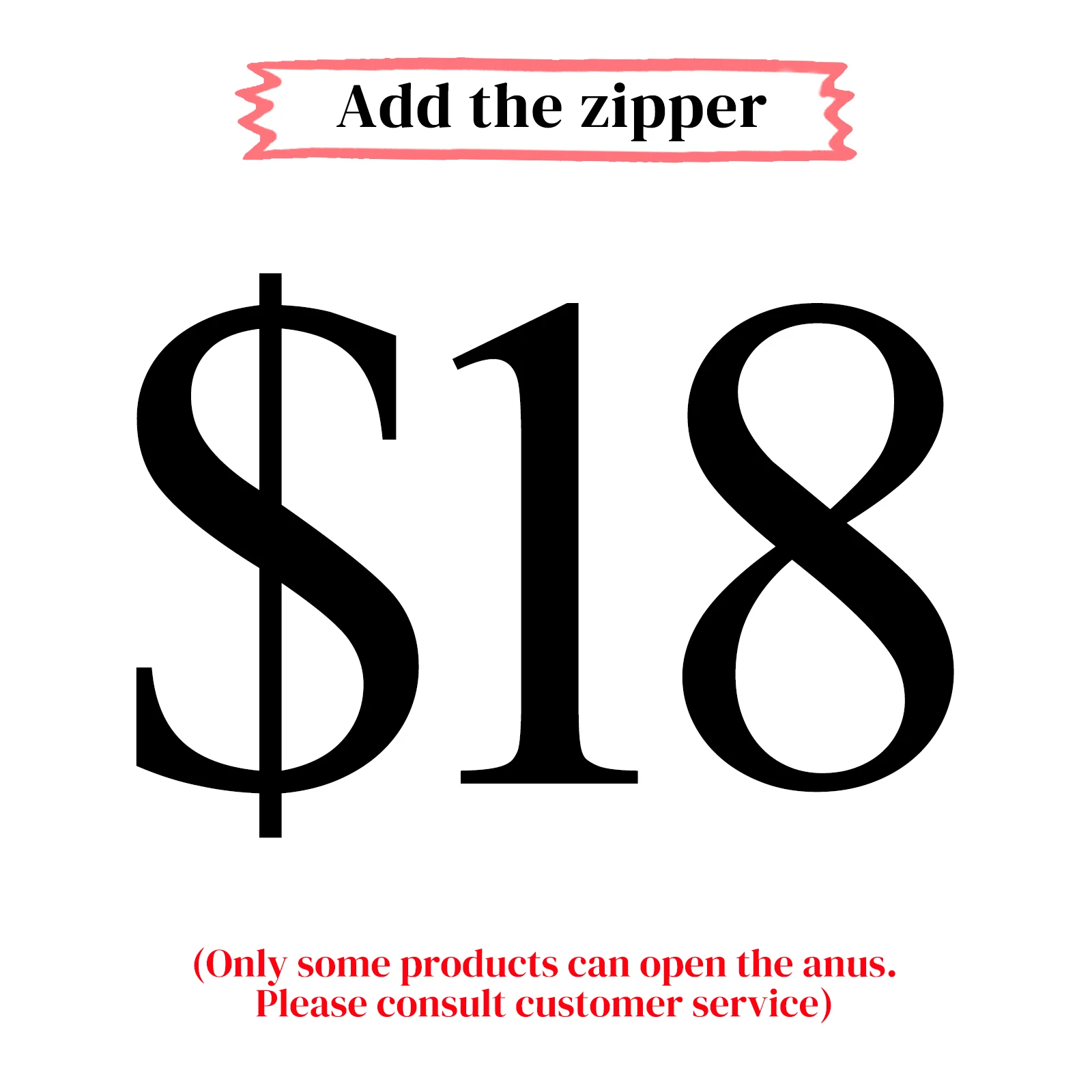 

Add the Zipper Custom Zipper