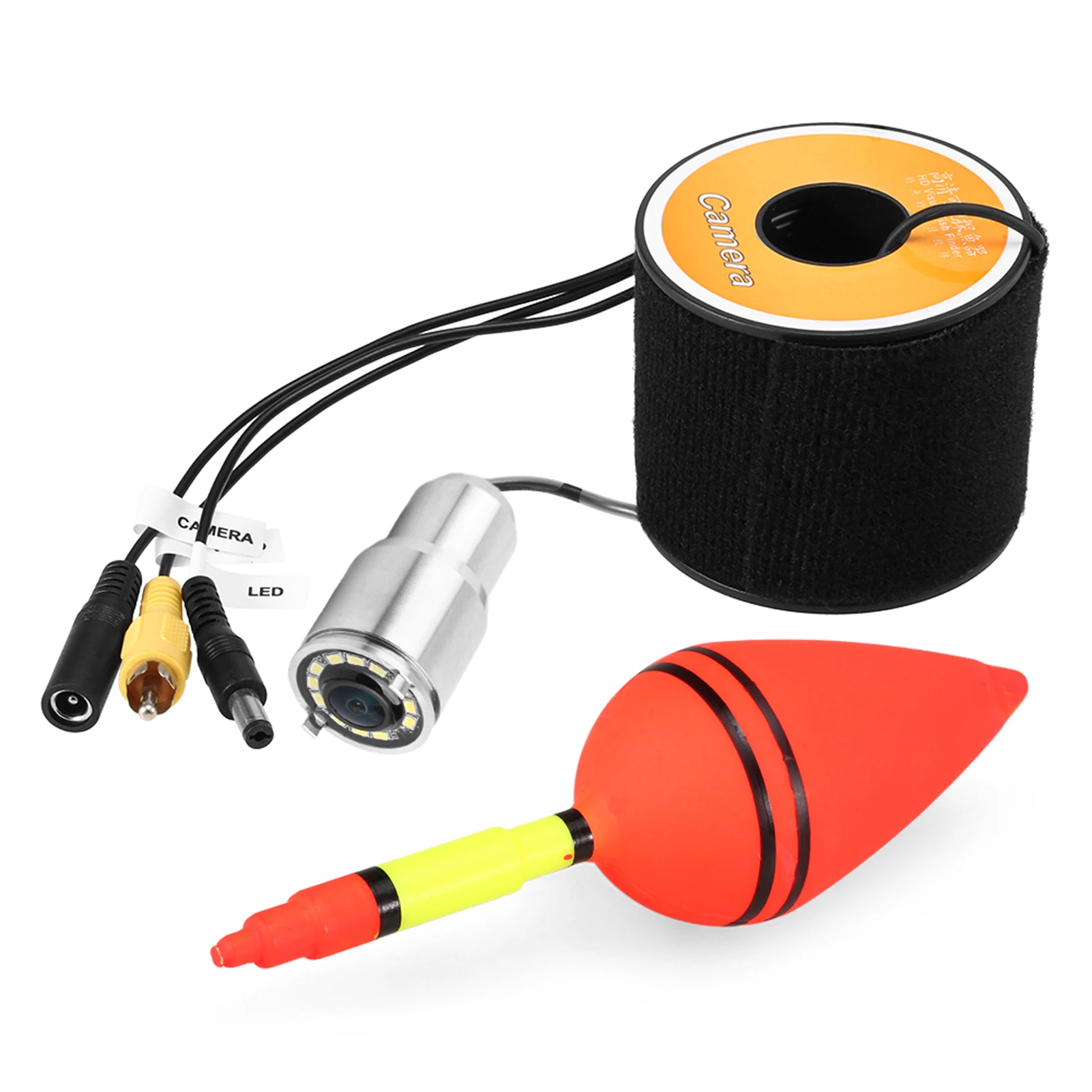 

1200TVL Underwater Fishing Camera 12 LEDs Water Resistant Fish Shape Boat Ice Fishing Camera Accessories fishing camera 1200tvl