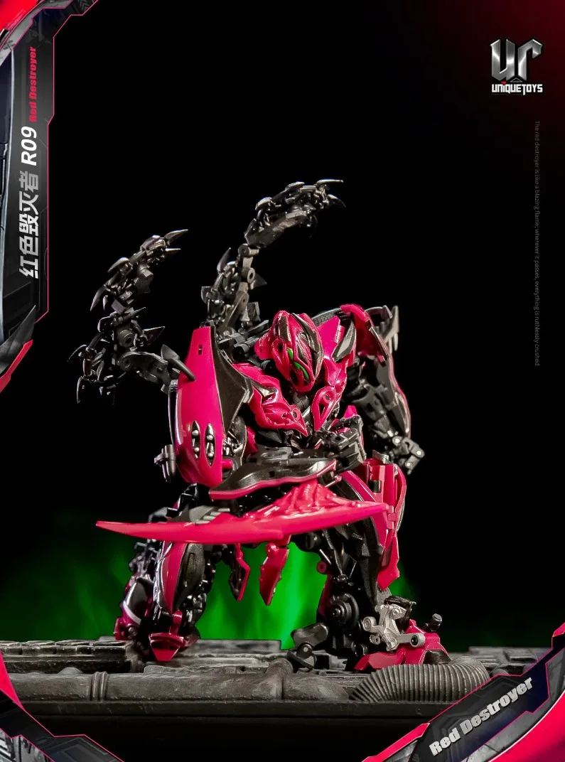 [Disponibile] Giocattolo Originale UniqueToys UT-R09 UTR09 Stinger Red Destroyer MPM, Action Figure Robot in Lega, Bestseller