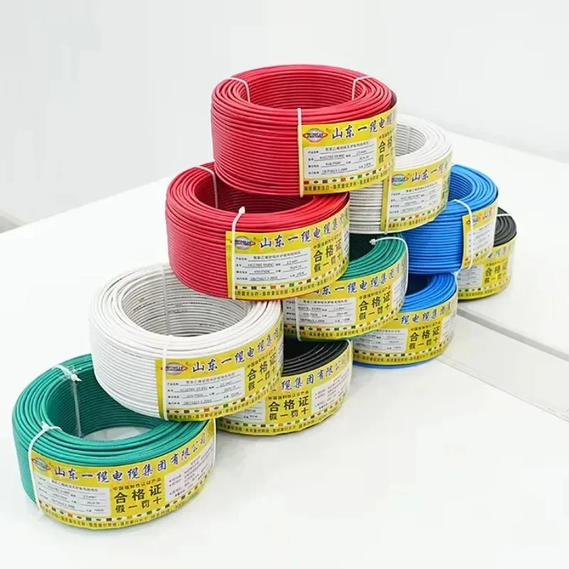 【From China】Factory Price BV 450/750V 1.5mm 2mm 4mm PVC Building Home Power Cables High Inventory