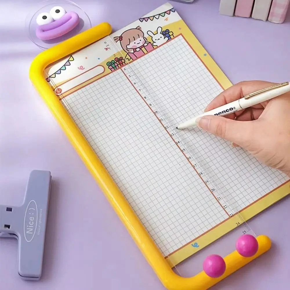 Transparent Computer Screen Message Board Self-adhesive Multi-functional Desktop Memo Notepad with Mark Pen with Hanging Hook