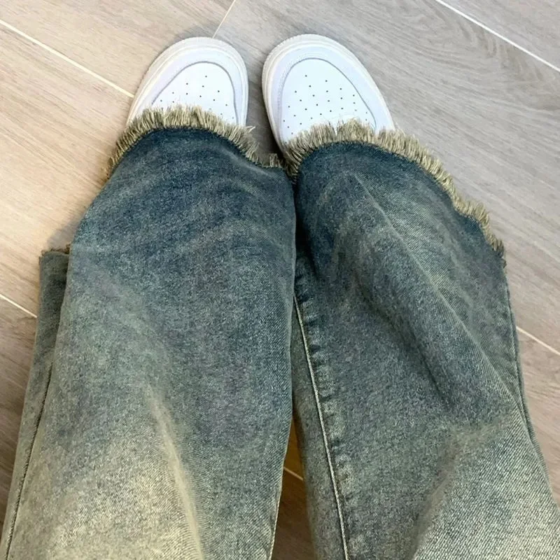 

Джинсы женские широкая школьная одежда больших размеров большие пышные фигурки женские джинсовые модные удобные базовые простые повседневные армейские джинсы