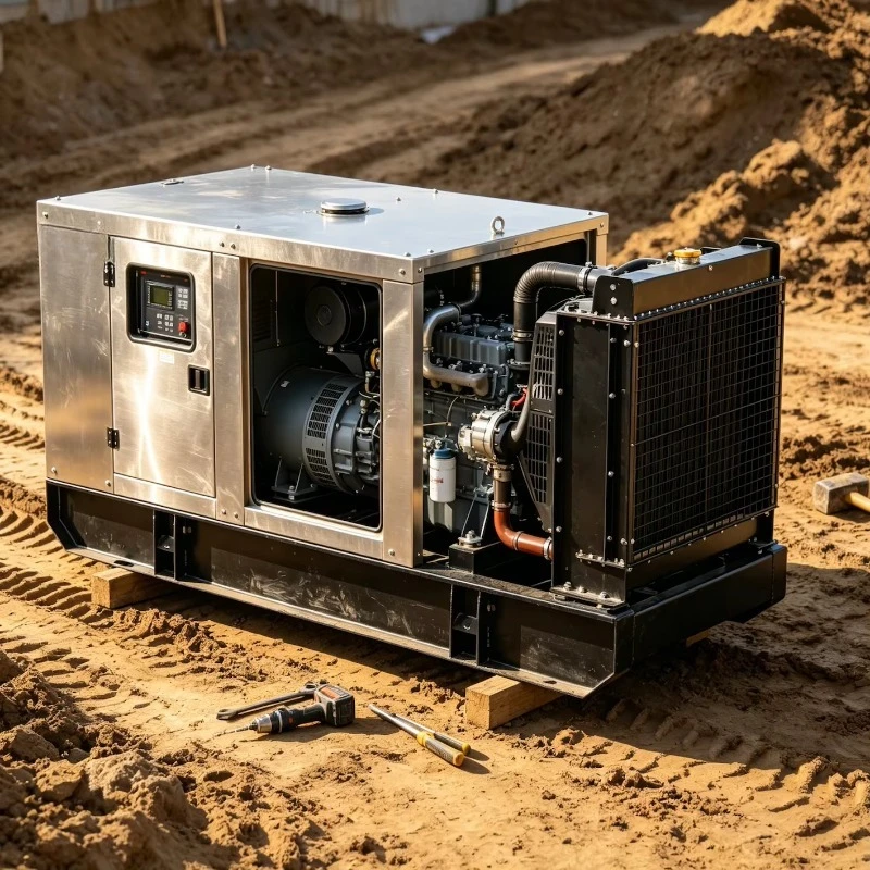 Super Silent  Generator 10kva -500kva Single Phase and Three Phase 100% Copper Brushless Motor Electric Start Power Genset