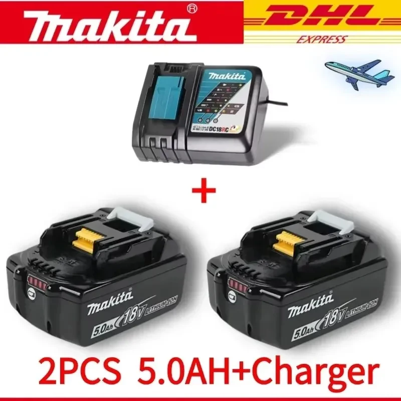 Lithiumbatterij 6Ah Makita-batterij 100% origineel 18V Makita-vervanging BL1840 BL1830B BL1850B BL1850 BL1860 Dewalt-gereedschap