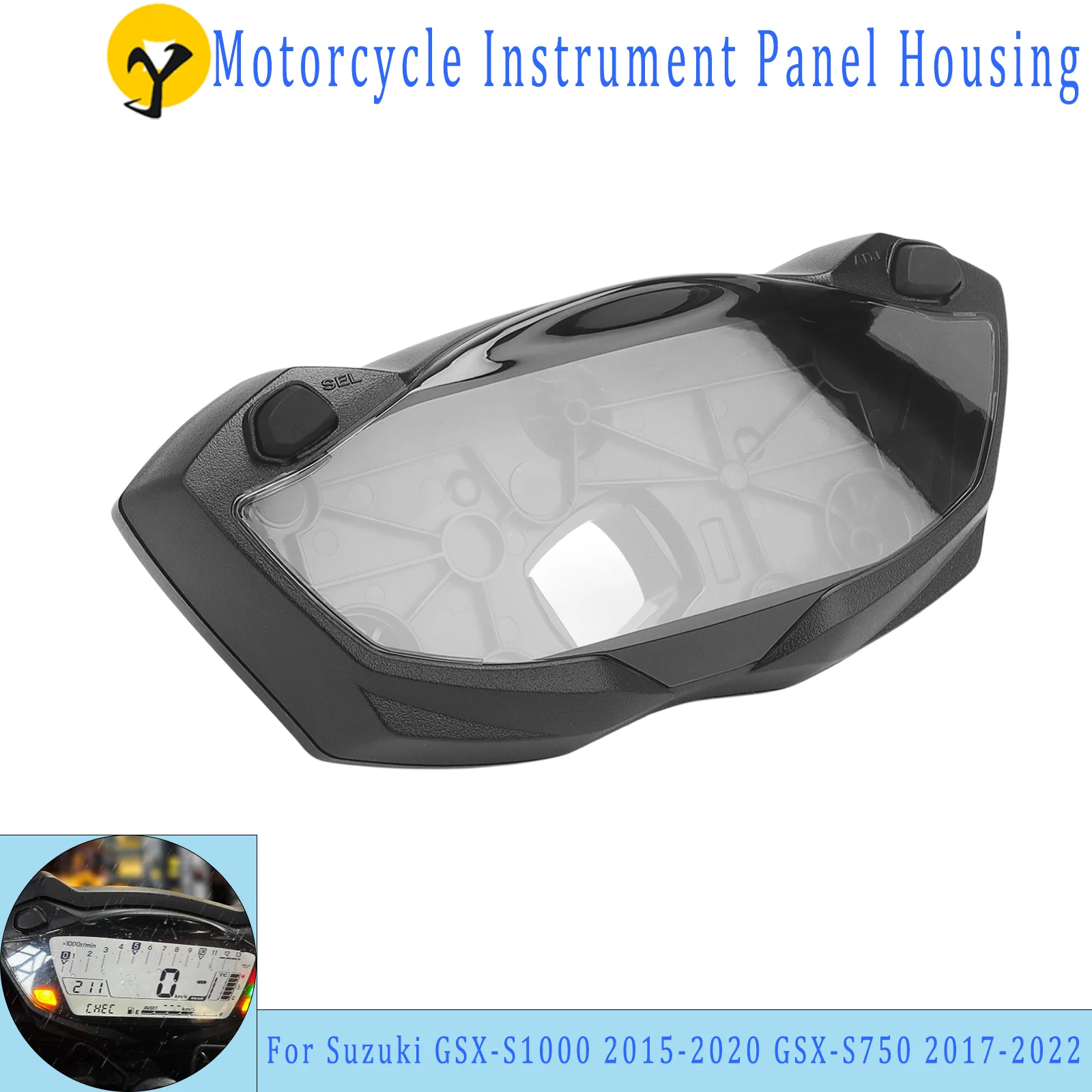 

For Suzuki GSX-S1000 2015-2020 and GSX-S750 2017-2022 Motorcycle Instrument Cover, Tachometer, Dashboard Protector, Accessories