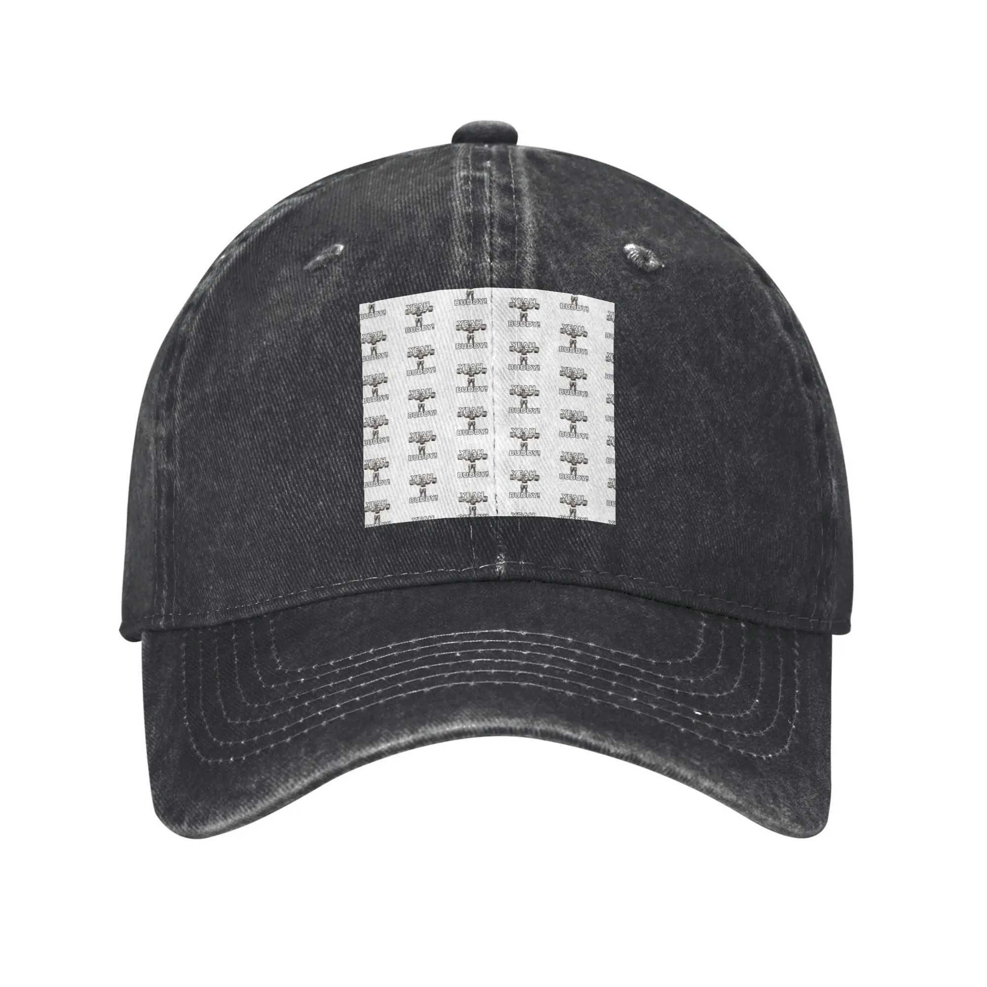 Gym Ronnie Coleman Yeah Buddy 1 Washed Denim Cap Casual Baseball Caps Adjustable Hat Summer Unisex Baseball Hats